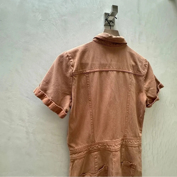 Young Fabolous & Broke || YFB Twill Kahri Jumpsuit in Butterscotch  XS - Picture 7 of 9